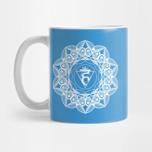 Throat Chakra Mandala - 04 WO Mug